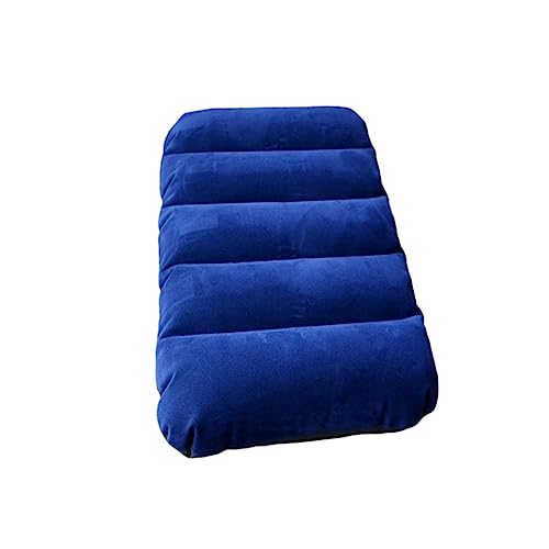NAMOARLY Camp Pillow for Sleeping Flocking Pillow Inflatable Back Support Portable Outdoor Accessories