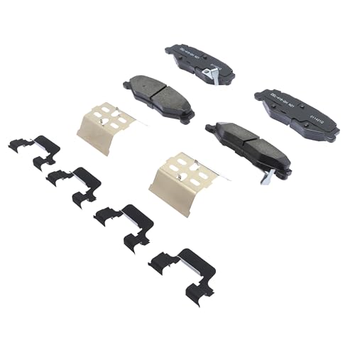 ACDelco Gold 17D732CHF1 (19428072) Ceramic Rear Disc Brake Pad Kit with Springs and Clips