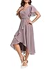 Women's Wrap V Neck Flutter Sleeve Chiffon Cocktai... #5