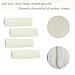 4 Pack Strap Covers， Mask Strap Cover, Face Cushion Cover, Headgear Strap Covers face Pads, Comfortable Supplies (Cream Color)