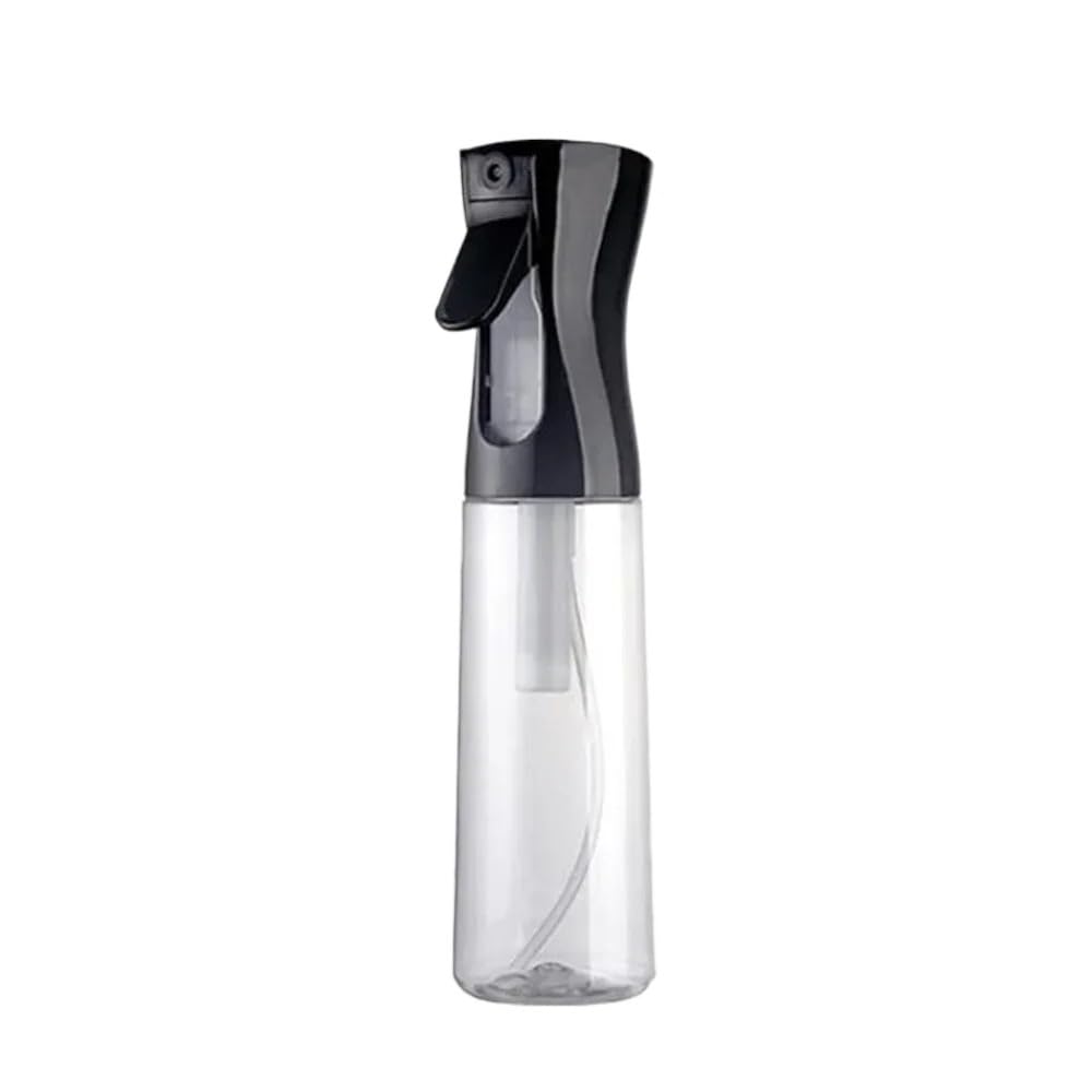 Udhsnjzg Clear Black Spray Bottles 200/300/500Ml Pressure Spray Bottles Refillable Continuous Mist Watering(,200Ml)