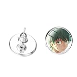 winntsetup xp  Anime My Hero Academia Orecchini Collezione Otaku Regali Arte Fatti A Mano Foto Vetro Cabochon Orecchini Fan Accessori Gioielli, Vetro