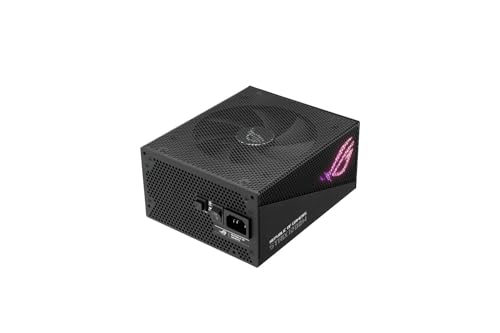 ROG Strix 1200W Gold Aura Edition Alimentatore completamente modulare 80+ Gold e Cybenetics Lambda A+, ATX 3.0, PCIe Gen 5.0 Ready, Ventola Axial-tech, Aura Sync, Nero - Alimentatore - Immagine 2