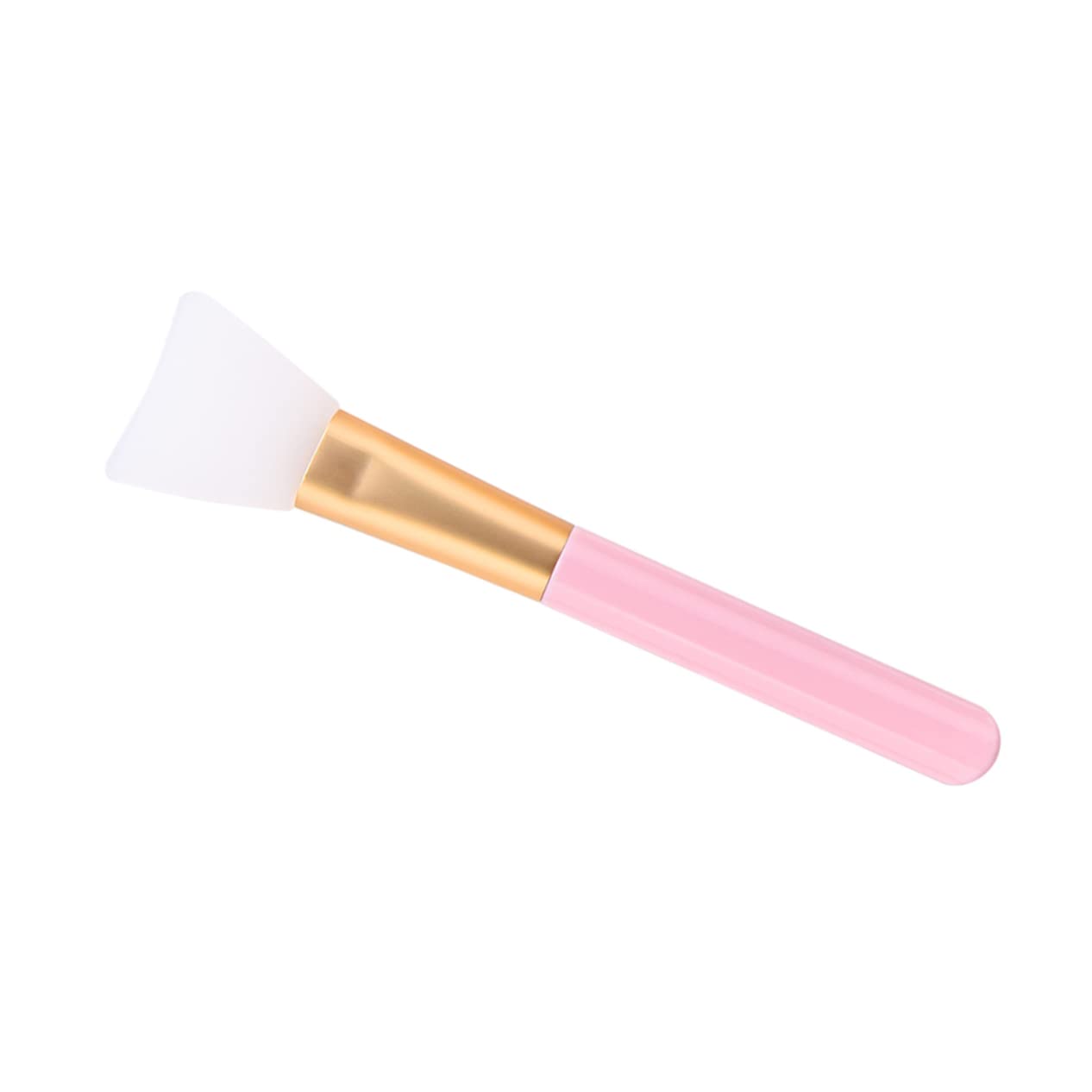 Baluue Wooden Handle Silicone Makeup Brush Foundation Brush Beauty Tool Random Color