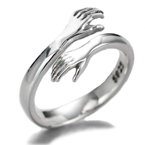 Helen de Lete Komm zu meinem Arm Umarmung 925 Sterling Silber offenen Ring