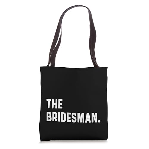 Bolso Tote Bridesman para propuesta de boda miniatura 1