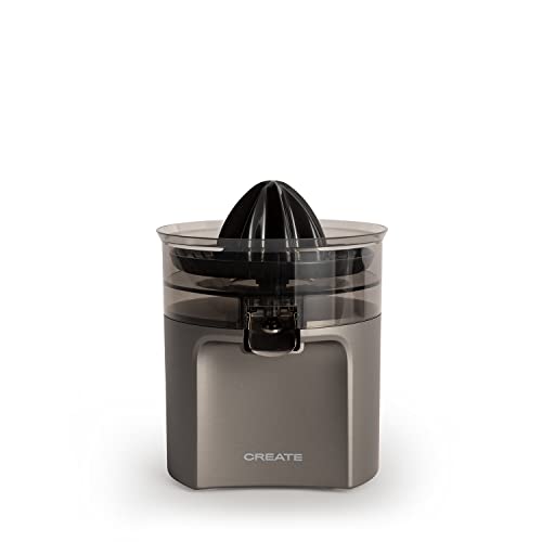 CREATE/JUICER EASY/Exprimidor eléctrico Gris/Apto para lavavajillas, libre de BPA, capacidad 150 ml, filtro de pulpa,...