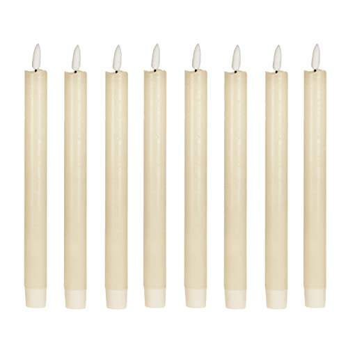 ToCi 8 candele a LED senza fiamma crema, candele