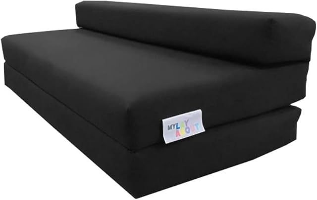 My Layabout Double | 2 Seater | Kids Z Bed/Chair bed/Fold up bed | Available in 10 colours (Black)