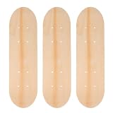 VICASKY Skateboards Small Skateboard Graffiti DIY Material Deck Wooden Painting Child 3 Stück Leeres Skateboarddeck 16.93 Zoll 7-Lagiges Ahornholz DIY Rohling Bemalen Kinder Kunst Handwerk