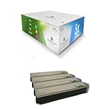 Contenu de la livraison et portée : 5 toners (1 x rouge/magenta avec environ 8 000 pages, 1 x jaune/jaune avec environ 8 000 pages, 2 cartouches noir/noir d'environ 8 000 pages, 1 x bleu/cyan avec environ 8 000 pages), données de capacité à 5 % de couverture