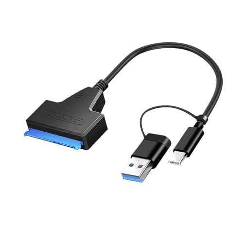 Cable SATA a USB 3.0/Tipo-C 2 en 1 hasta 6 Gbps miniatura 3
