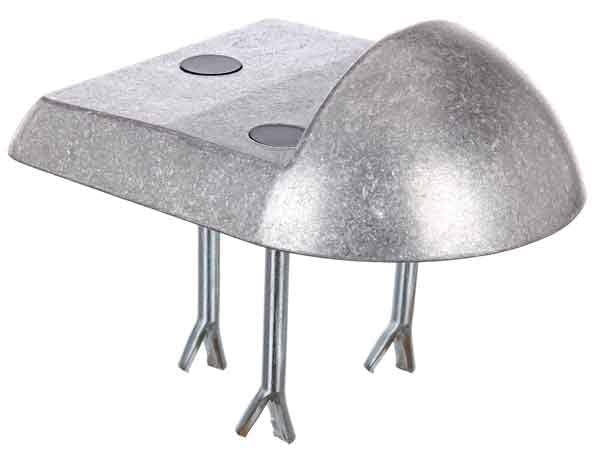 bima 971592 but do najazdów, odlew ciśnieniowy aluminiowy, 154 x 186 mm, 60 mm nad podłożem
