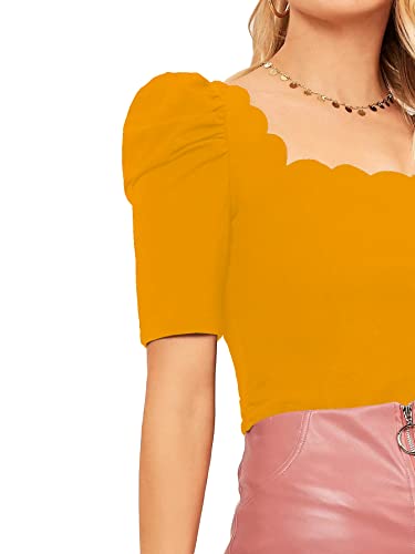 Image of Shasmi Women's Polyester Solid Slim Fit T-Shirt