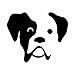 AMA SHOP sticker adesivo prespaziato cane razza boxer mod.2 colore nero decals in pvc per decalcomanie parete murale auto moto casco camper barca