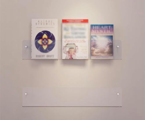 Estantes para exhibición de libros metálicos con perfil delgado y compacto 3