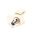 Black Box Keystone Snap Fitting - St, Office White, 10-Pack - FMT333-10PAK-R2