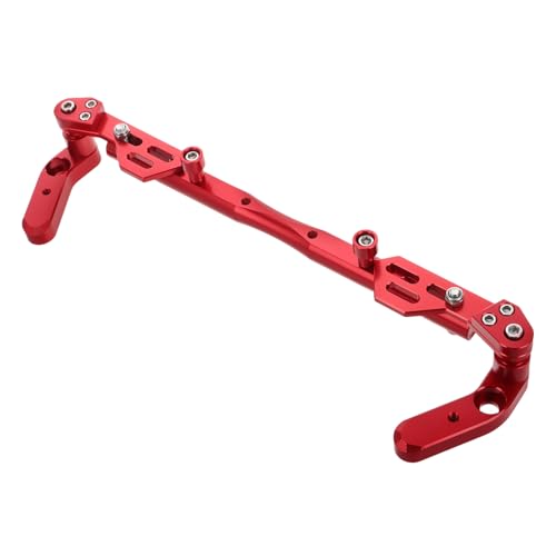 Barre extension alliage aluminium guidon support téléphone rouge stable