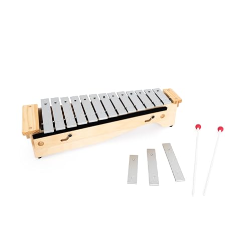 Métallophone soprano en métal Percussion Plus Harmony Series avec accessoires de rechange