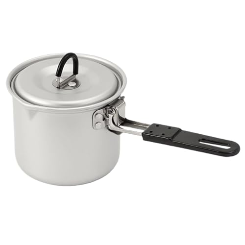 Faltbarer Campingtopf – kompaktes, faltbares Kochgeschirr, leichter Outdoor-Kochtopf | Klappgriff zum Heizen, Behälter für kochendes Wasser zum Wandern