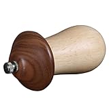 ULTECHNOVO Salz und Pfeffermühle Holz Manuelle Pfeffer und Gewürzmühle mit Keramikmahlwerk Tragbarer Pfefferbehälter für Küche und Tisch
