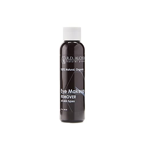 RD Alchemy - 100% Natural & Organic Gentle Eye Makeup Remover for All Skin Types - Wipes Away the Toughest Eye Makeup while Nourishing the Eye Area and Lengthening Lashes image 4