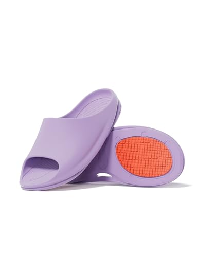 KENROLL Shower Shoes, Non Slip House Slippers for Women and Men, Lightweight Slides for Indoor Bathroom Dorm Pool Swimming Beach