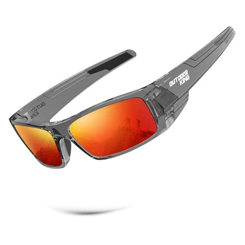 Image of Polarized Sport Sunglasses-for-Men Sun-Glasses: Mens Wrap Sunglasses for Fishing Cycling Running UV400 Protection