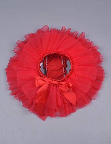 Image of Baby Girls Tutu Bloomers Diaper Cover Cotton Tulle Bloomers and Headband Set