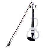 Trlec gt4-ly 4/4 Finished with top grade piano lacquer Electric Silent Violin Case Bow Rosin...