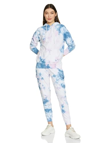 Image of Amazon Brand - Symbol Women Cotton Hooded Relaxed Fit Sweatshirt (Tie-Dye | Pullover) (Available in Plus Sizes)