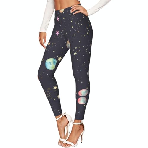 Leggings de compresión Galaxy suaves: olvida las molestias al entrenar con mallas de mujer