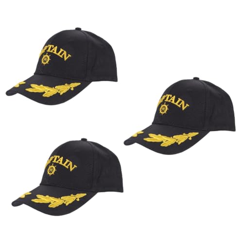 Casquette de baseball en coton lot de 3 chapeaux réglables respirants
