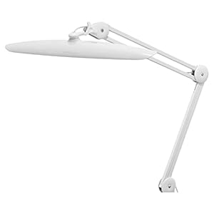 SEMPLIX LED Arbeitslampe mit Tischklemme (weiß)