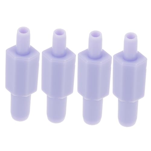 Hoement 4個電動搾乳器用チューブ継手 搾乳器ホースアダプタ 素材 耐久設計 接続簡単 軽量 コンパクト 旅行にも
