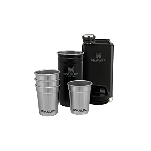 Stanley 1913 Pre-Party Vasos de Chupito + Petaca Set - Matte Black