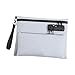 Generic Travel Tote Bag Document Bag with Password Lock Case Waterproof Accessories Storage Travel Cable Organizer for Cord, Grey