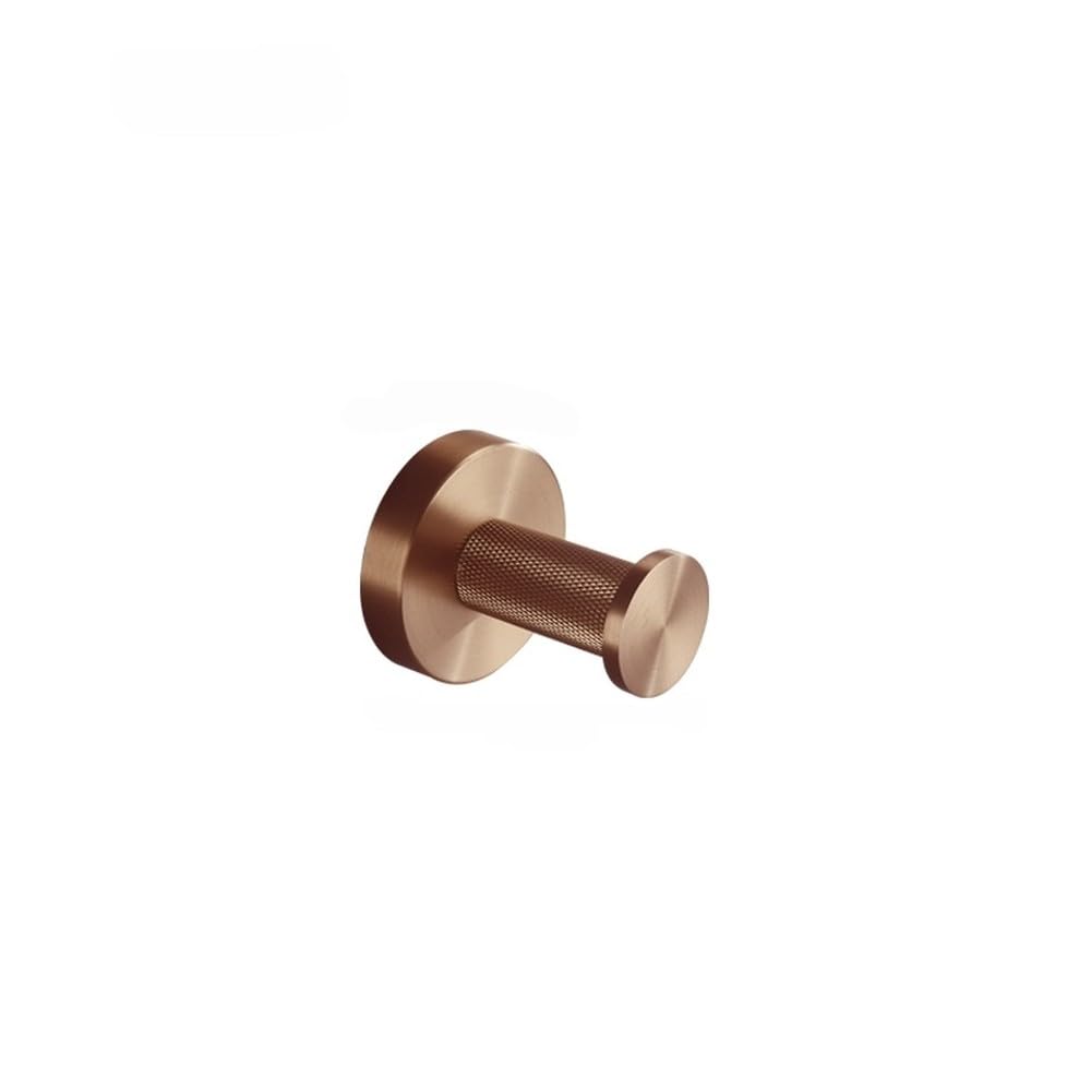 VVW&LIU Toallero de Pared para baño de Acero Inoxidable Color Oro Rosa Cepillado, Soporte para Papel higiénico, Barra para Toallas, portavasos y Accesorios para cepillos de Inodoro.