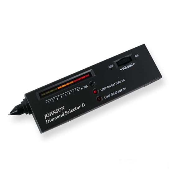 Johnson Diamond Tester Portable Gemstone Selector Tool II LED Indicator Accurate Reliable Jewelry (B0CZSBPLBT) Amazon Price History, Amazon Price Tracker