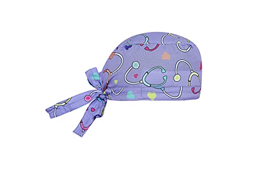 Image of Associated Uniforms Printed Scrub Cap Unisex with Sweat Band