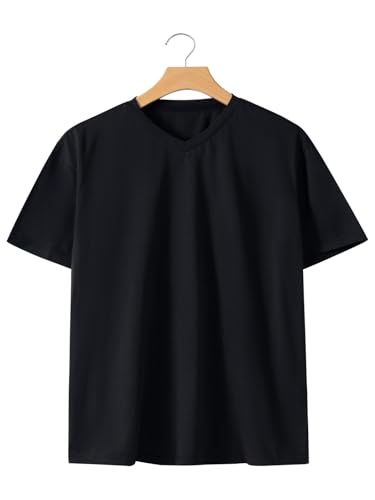 Men's Henley T Shirt Short Sleeve Crew Neck Breathable Summer Basic Tee3