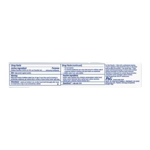 Murybox MBL020052824 Crest Tartar Protection Regular Paste, 2.4 Oz (Pack Of 3). Helps Control Tartar And Prevent Cavities | Crest Cavity Protection Toothpaste thumb #3