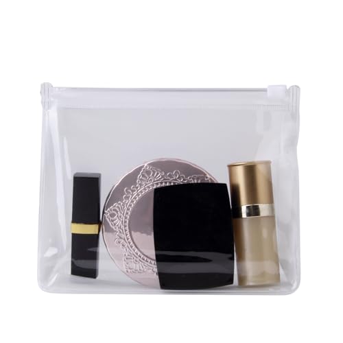 20 PCS Mini Clear Makeup Bag Small Clear Plastic Cosmetic Bags with Zipper Travel Toiletry Makeup Bag2