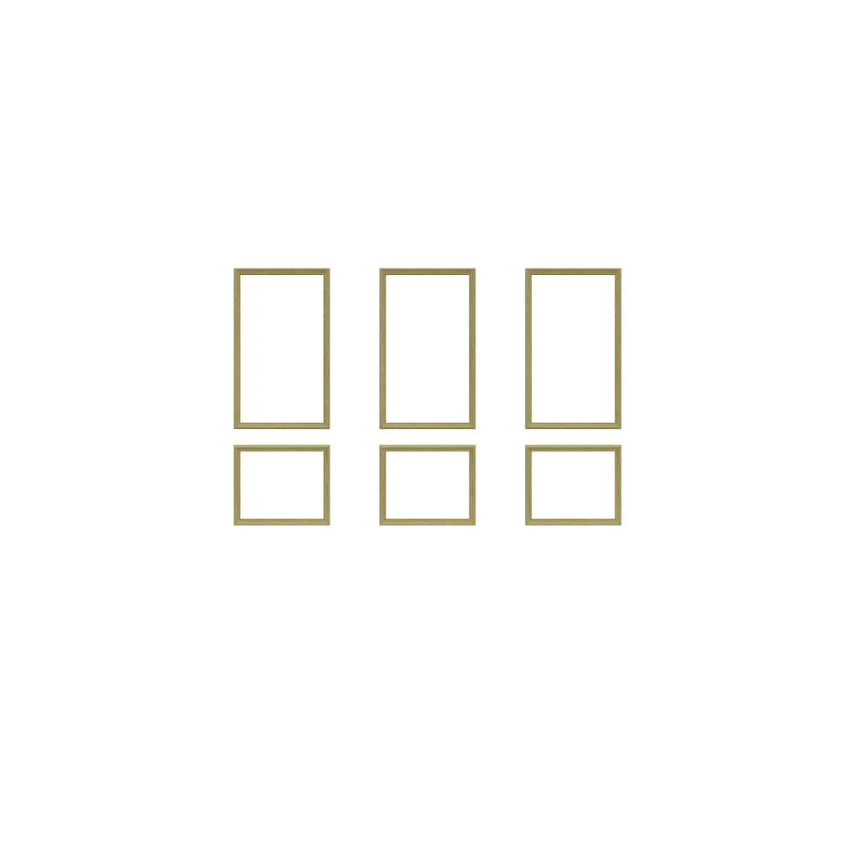 Nordlinger Pro Kit Moulures - 790535 - Bois - 3 m - Habillage mural