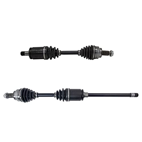 Image of TRQ Front Driver Side and Passenger Side CV Axle Assembly Set 2 Piece for 2006 BMW 325xi 2006 330xi 2007-2008 328xi 2007-2008 335xi 2009-2012 328i xDrive 2009-2013 335i xDrive
