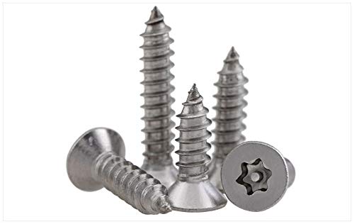 Six-Lobe Screws Anti-Theft Screws self-Tapping Screws Wood M2.9 M3.5 M3 M4.8 Flat Head Plum Blossom Column core blots - (Dimensions: M3.5X13 150pcs)