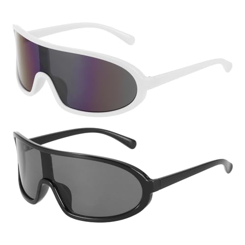 Lunettes de soleil de sport polarisées homme monture légère verres gris bleu x2