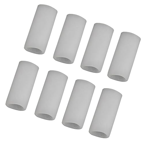 NULYLU Elastic Finger Sleeve Protector Set 10pcs Silicone Thumb Protectors for Sports Prevent Calluses Protect Fingers Universal Fit