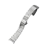 Compatible con Tissot T41/t006 Compatible con Le Locle T006407b Correa de reloj de acero inoxidable 1853 for hombre, resistente al agua, de acero inoxidable sólido, de 19 mm