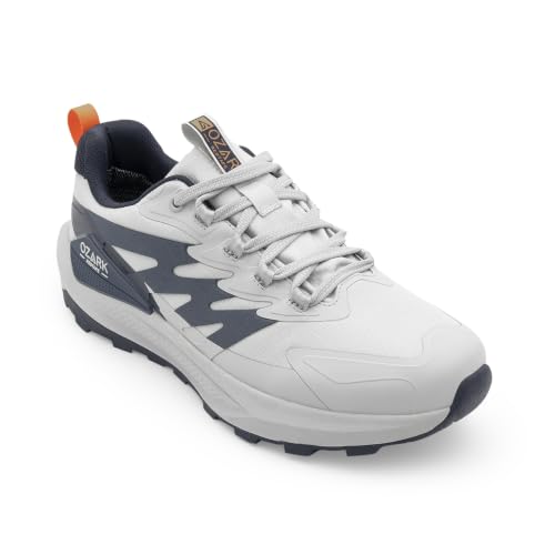 Image of Ozark Green and Black Trail Running Shoes for Men | Low-Cut Outdoor